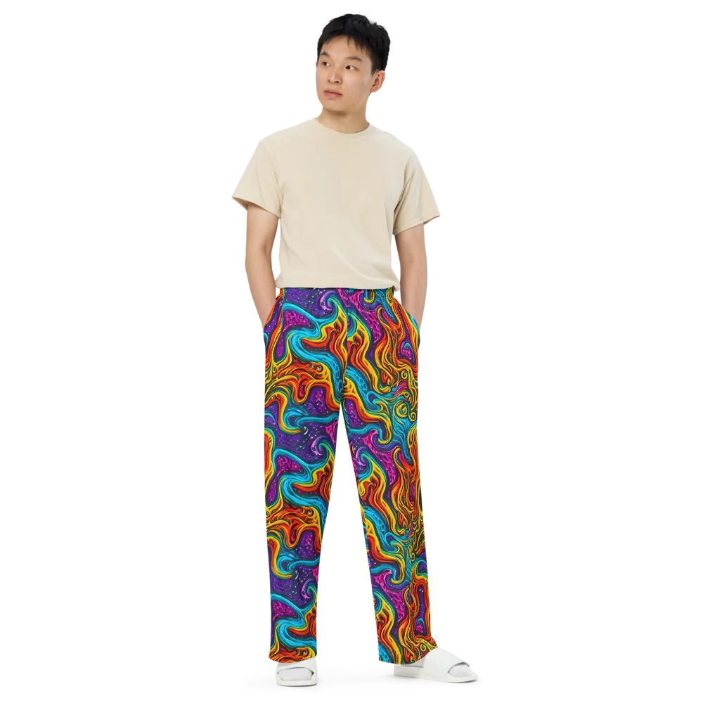 Rainbow Alchemy on Wide-Leg Pants — Front