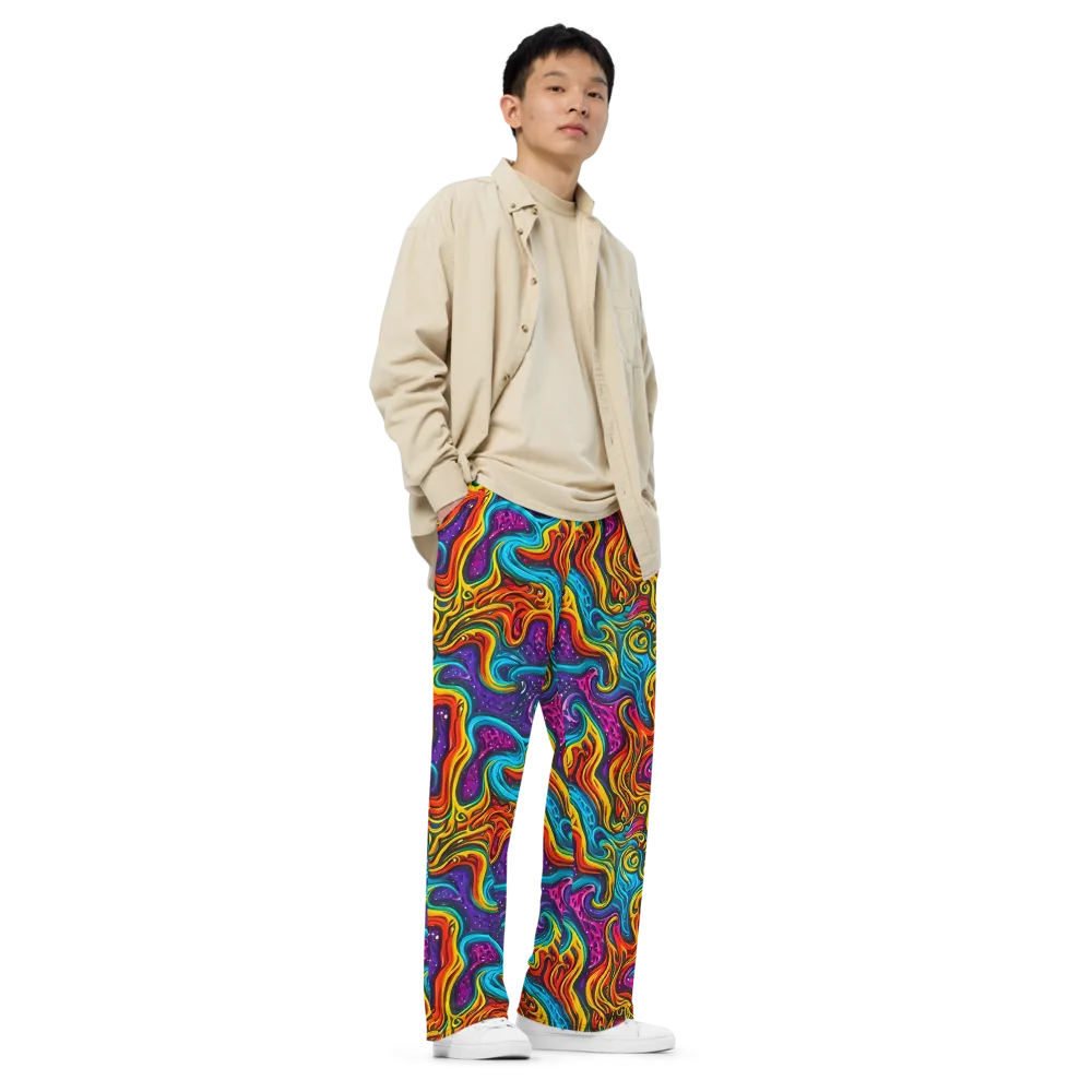 Rainbow Alchemy on Wide-Leg Pants — Right Front