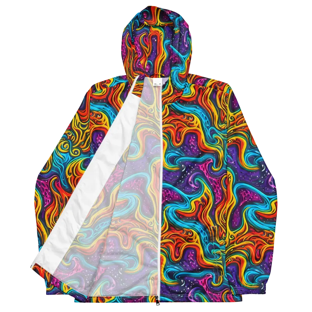 Rainbow Alchemy on Men's Windbreaker — Front