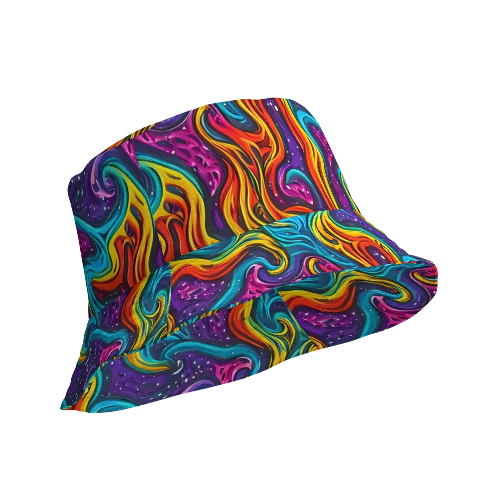 Rainbow Alchemy on Reversible Bucket Hat — Product details Outside