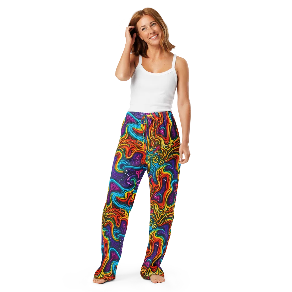 Rainbow Alchemy on Women's Pajama Pants — Front