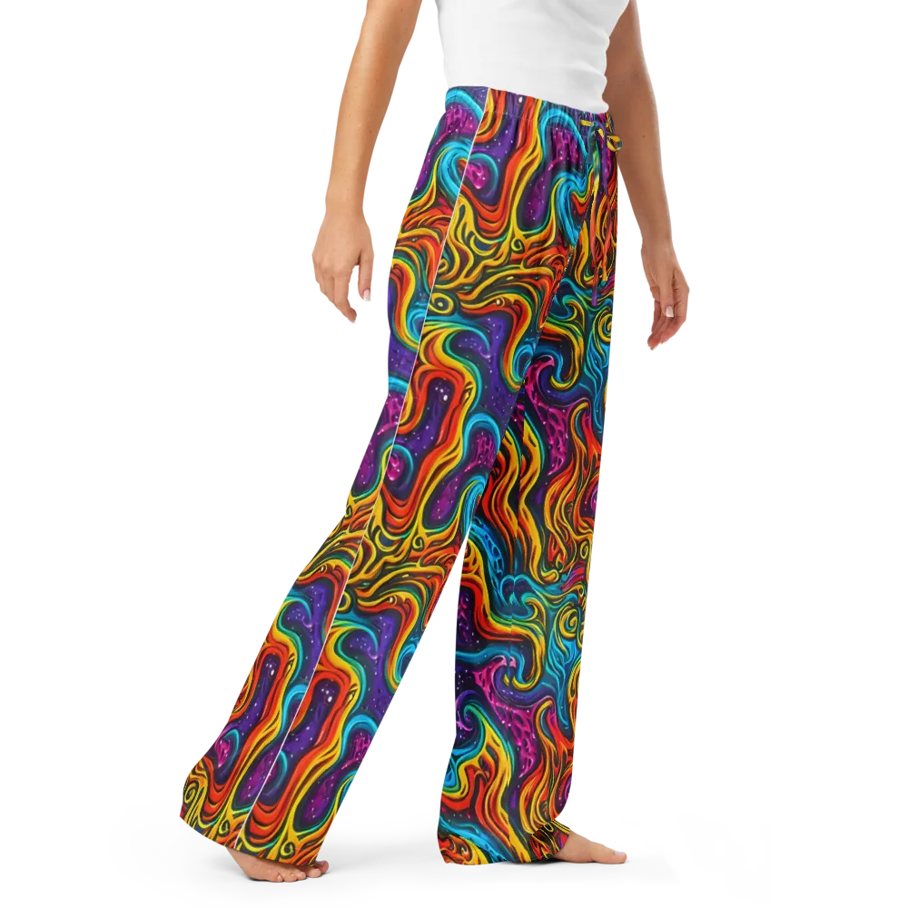Rainbow Alchemy on Women's Pajama Pants — Right Front