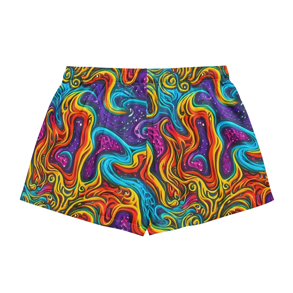 Rainbow Alchemy on Women's Pajama Shorts — Back