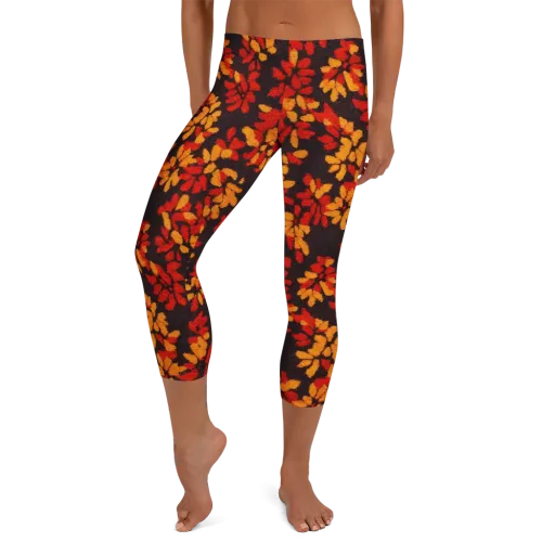 Emberleaf on a Capri Leggings
