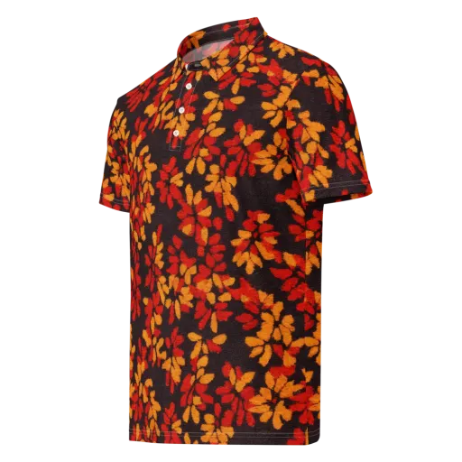 Emberleaf on a Men's Slim Fit Polo Shirt