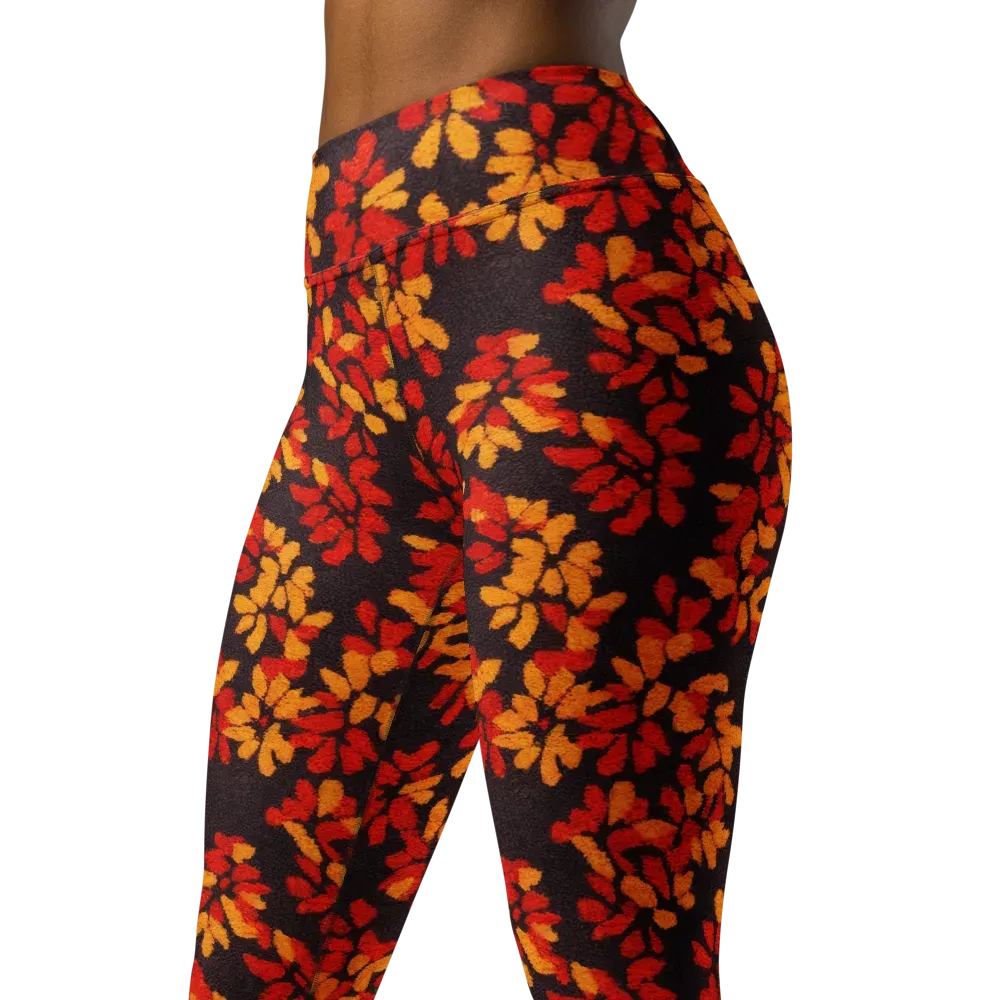 Emberleaf on Yoga Leggings — Left Front
