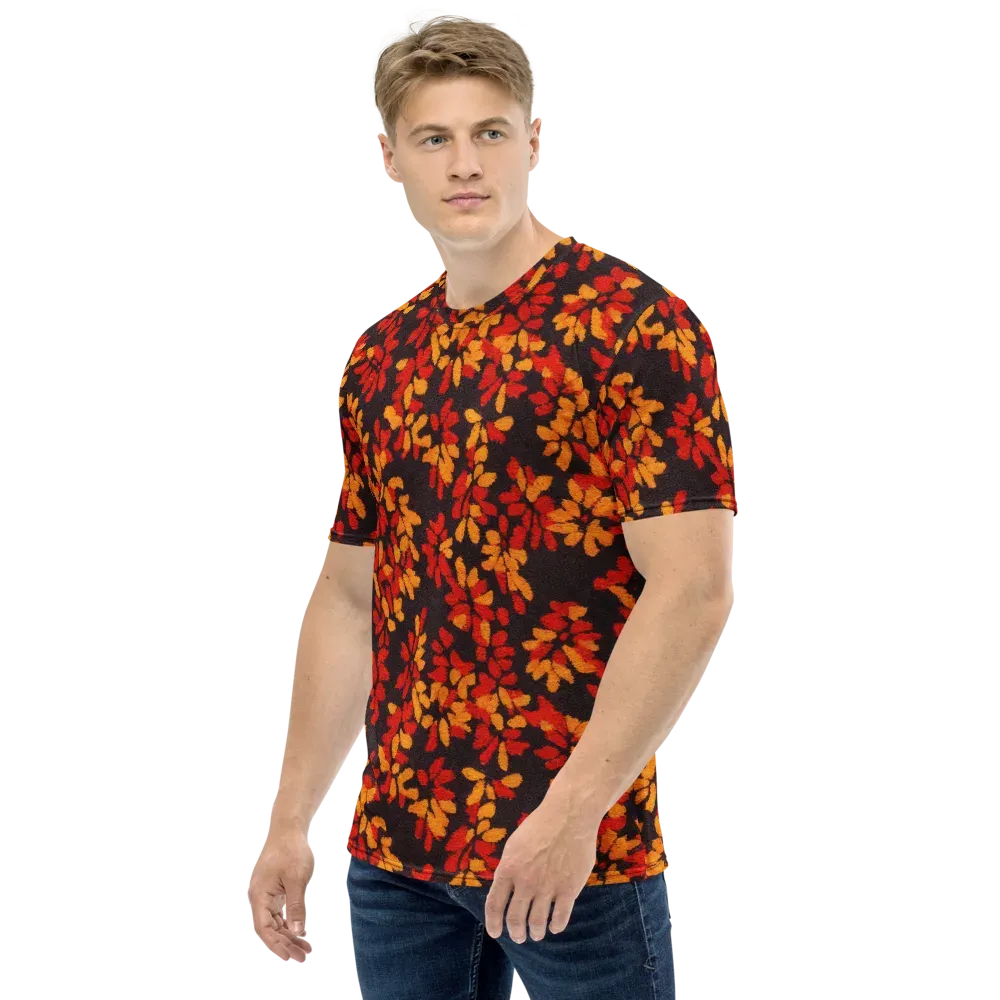 Emberleaf on Men's Crew Neck T-Shirt — Left