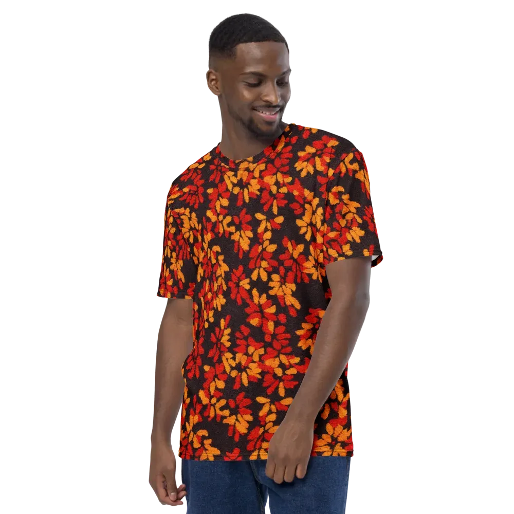 Emberleaf on Men's Crew Neck T-Shirt — Left