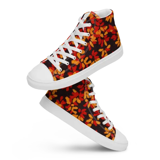 Emberleaf on a Men's High Top Canvas Shoes