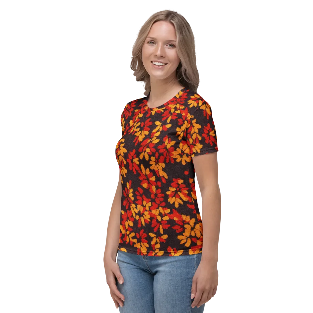 Emberleaf on Women's Crew Neck T-Shirt — Left