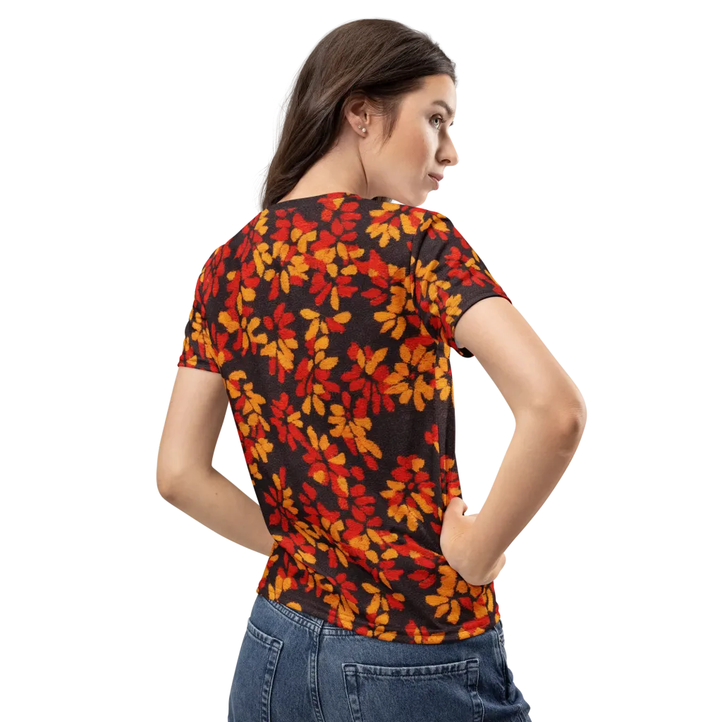 Emberleaf on Women's Crew Neck T-Shirt — Back