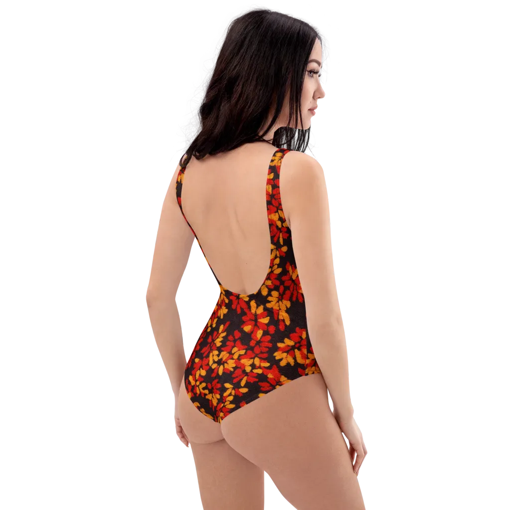 Emberleaf on One-Piece Swimsuit — Right Back