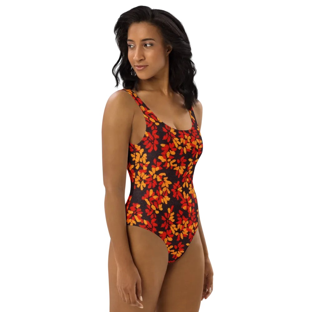 Emberleaf on One-Piece Swimsuit — Right