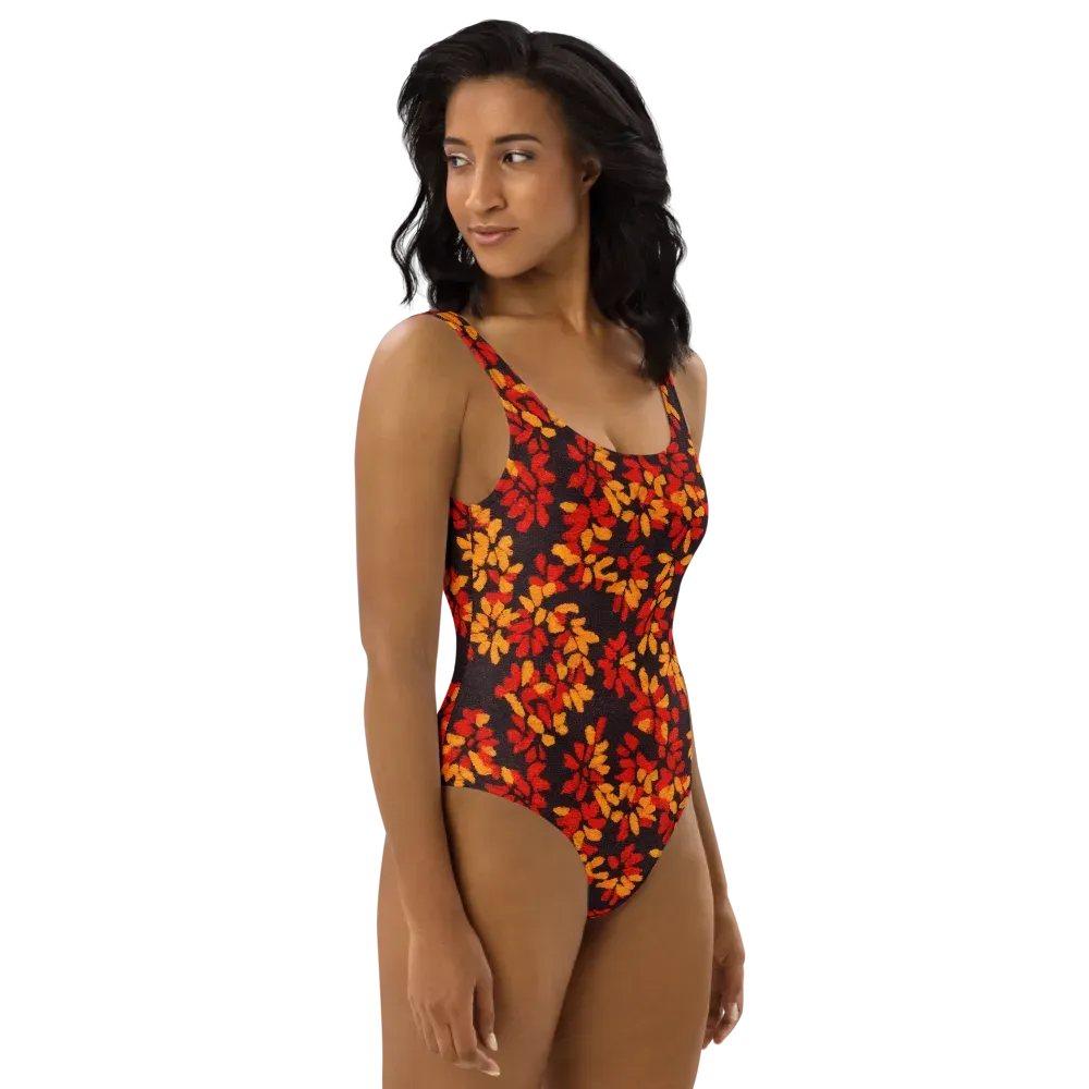 Emberleaf on One-Piece Swimsuit — Right