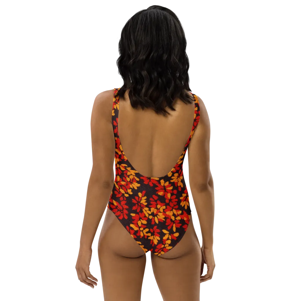 Emberleaf on One-Piece Swimsuit — Back