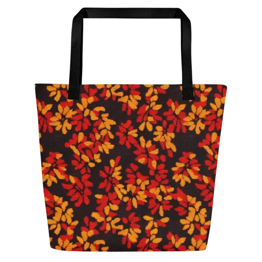 Emberleaf on a Large Tote Bag W/ Pocket
