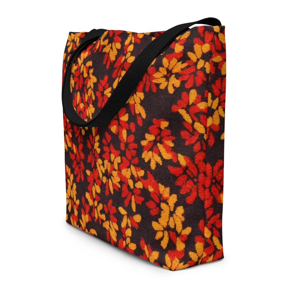 Emberleaf on Large Tote Bag W/ Pocket — Front