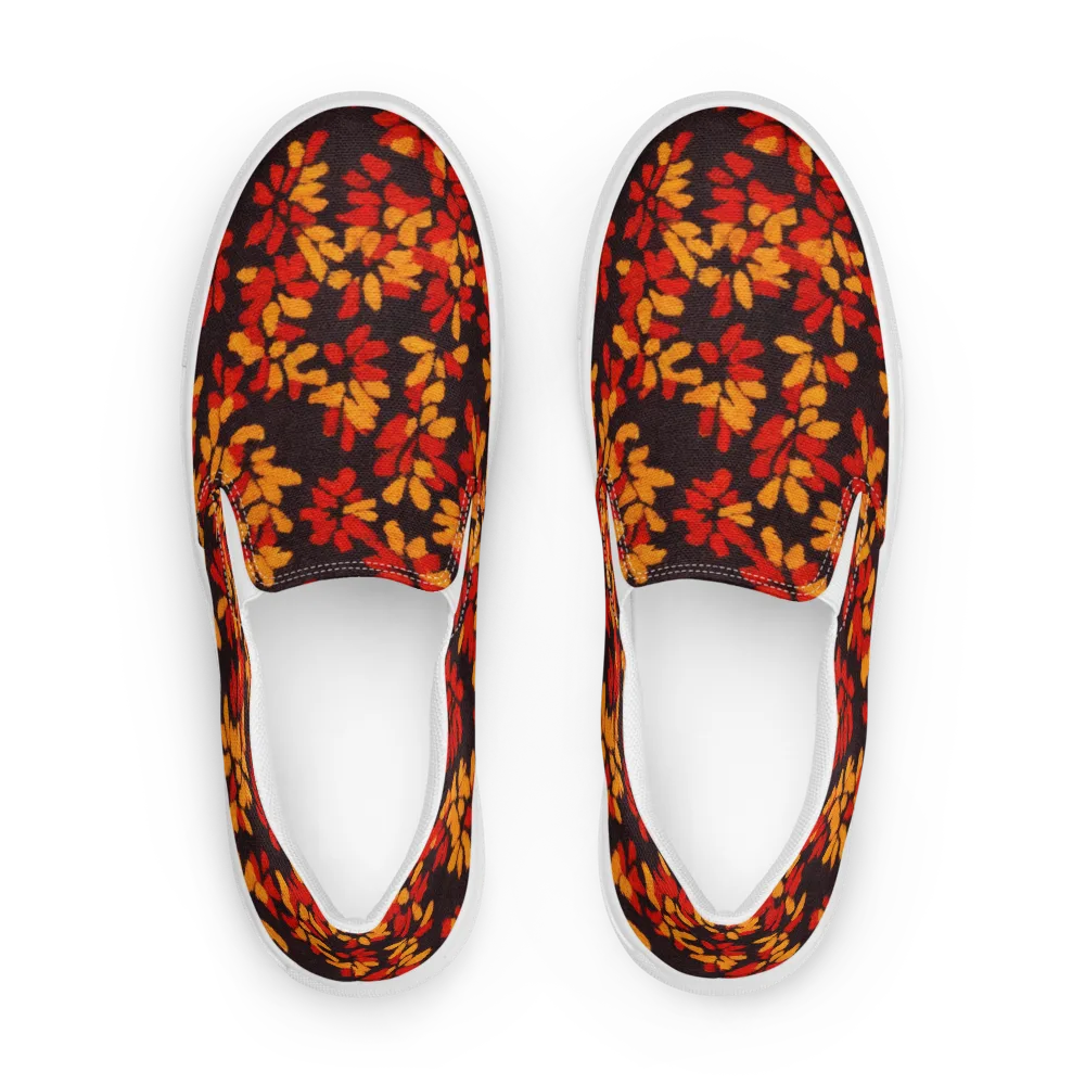 Emberleaf on Women's Slip-On Canvas Shoes — Front