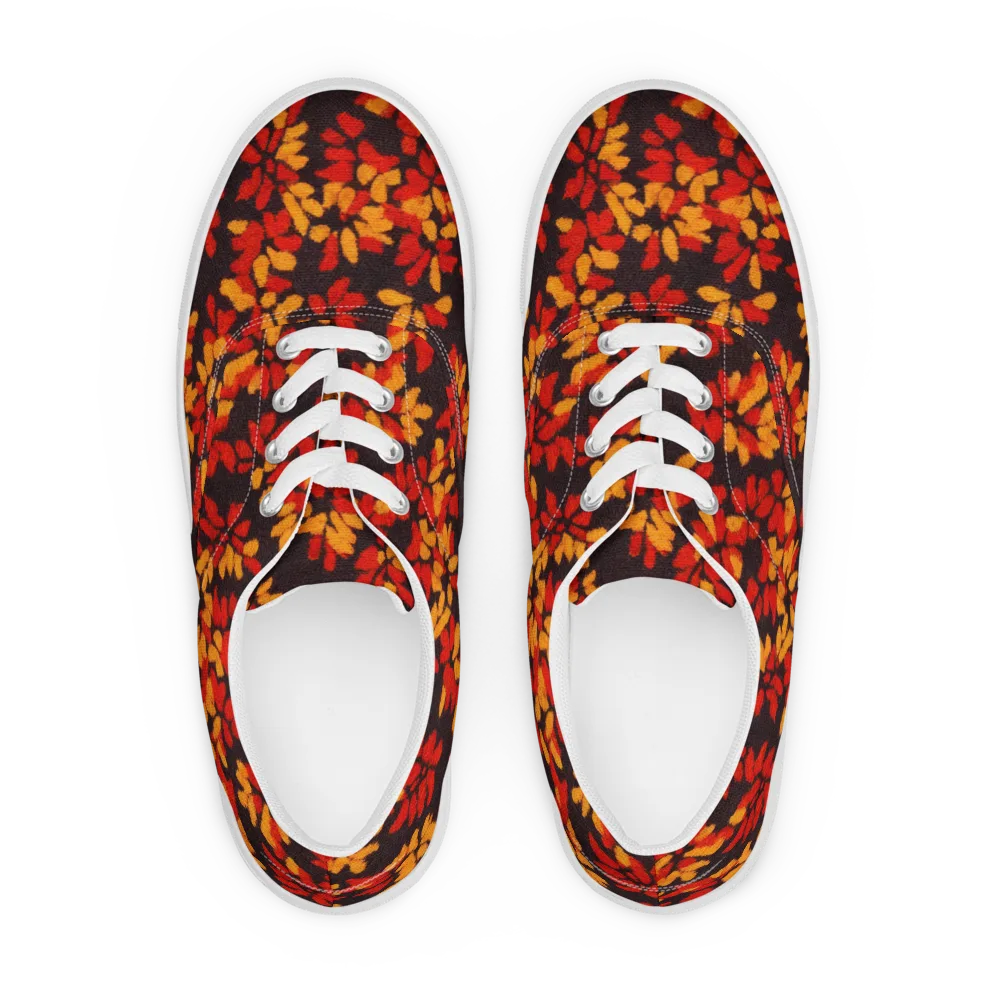 Emberleaf on Men's Lace-Up Canvas Shoes — Front