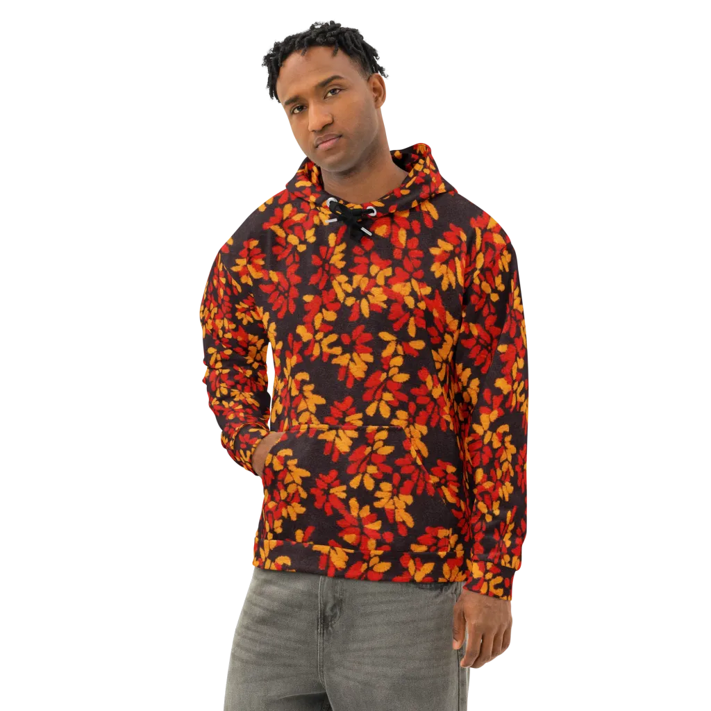 Emberleaf on Cotton Hoodie — Left Front
