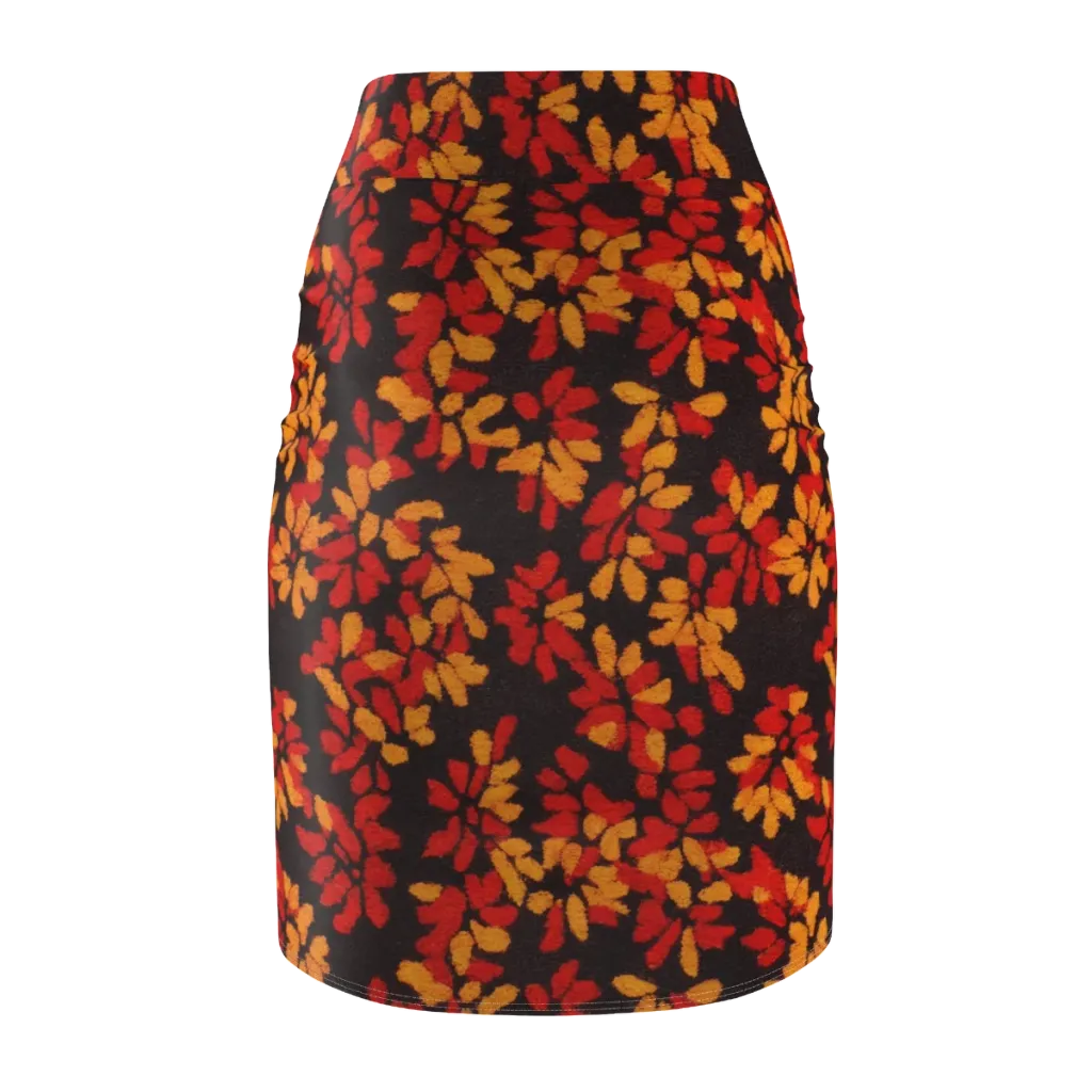 Emberleaf on Pencil Skirt — Back