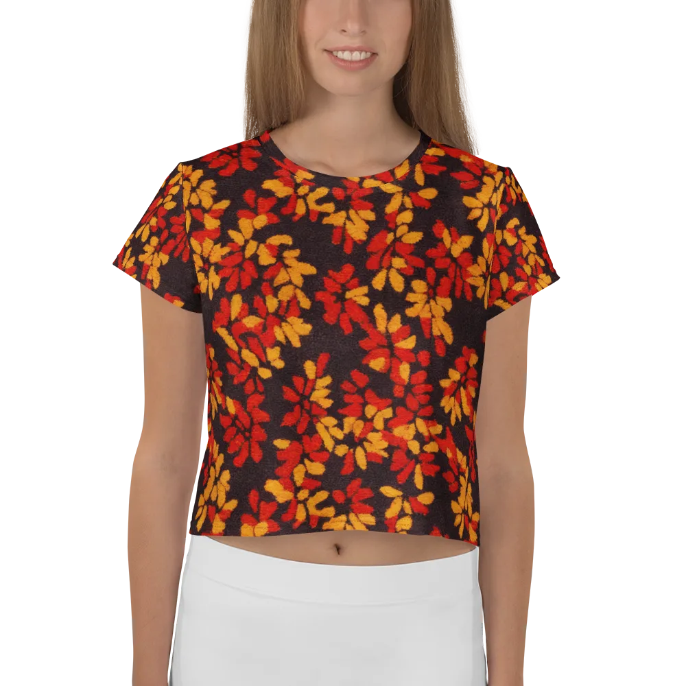 Emberleaf on Crop Tee — Front