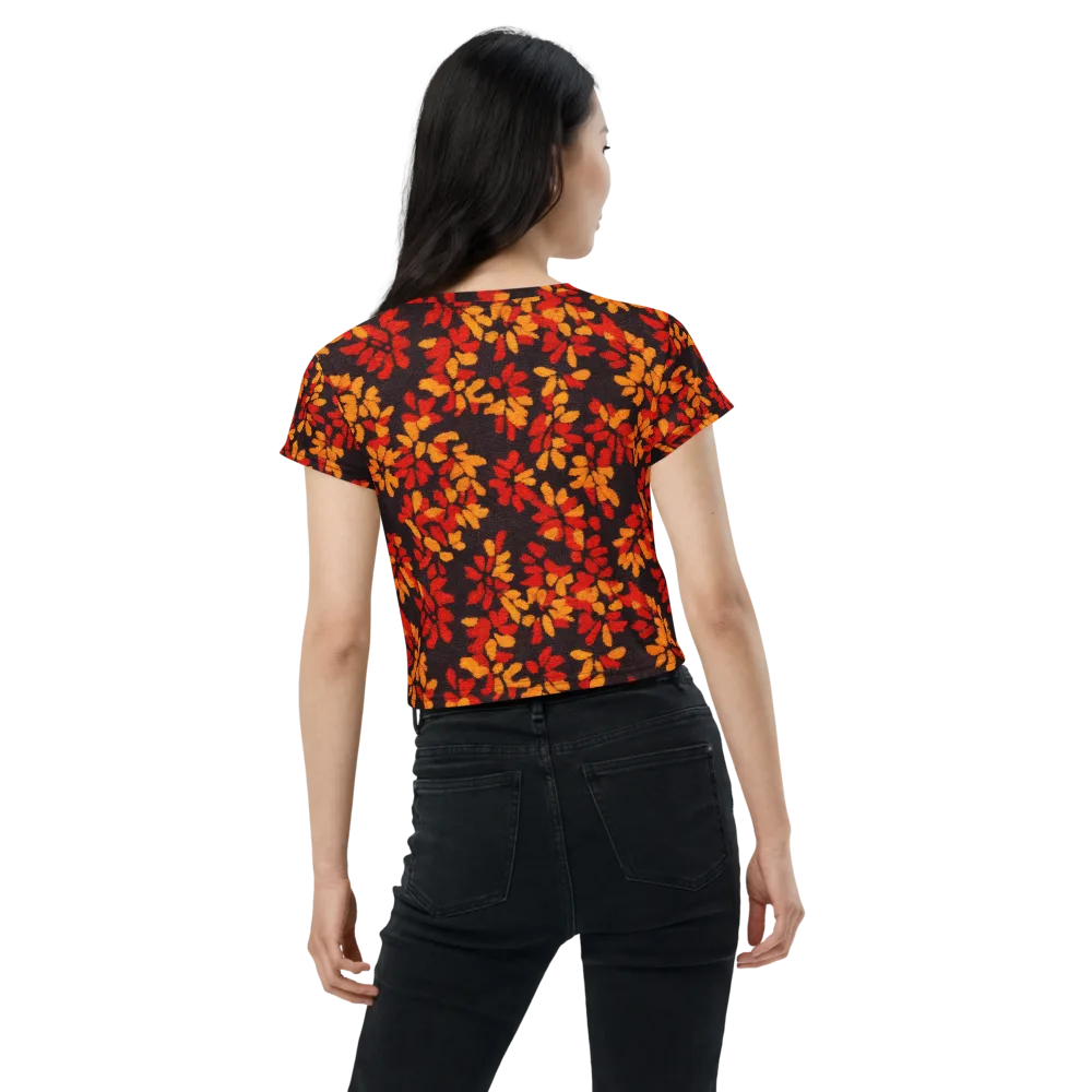 Emberleaf on Crop Tee — Back
