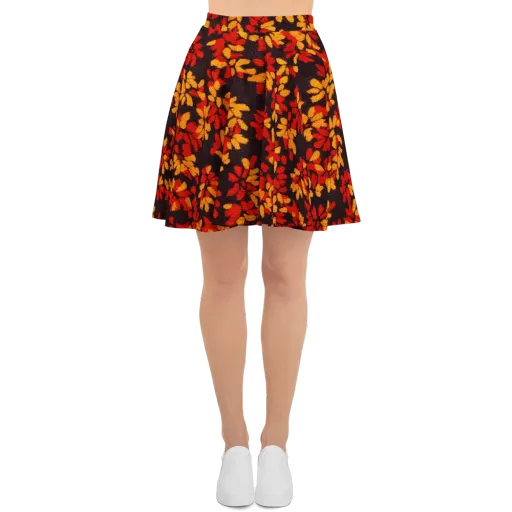 Emberleaf on a Skater Skirt