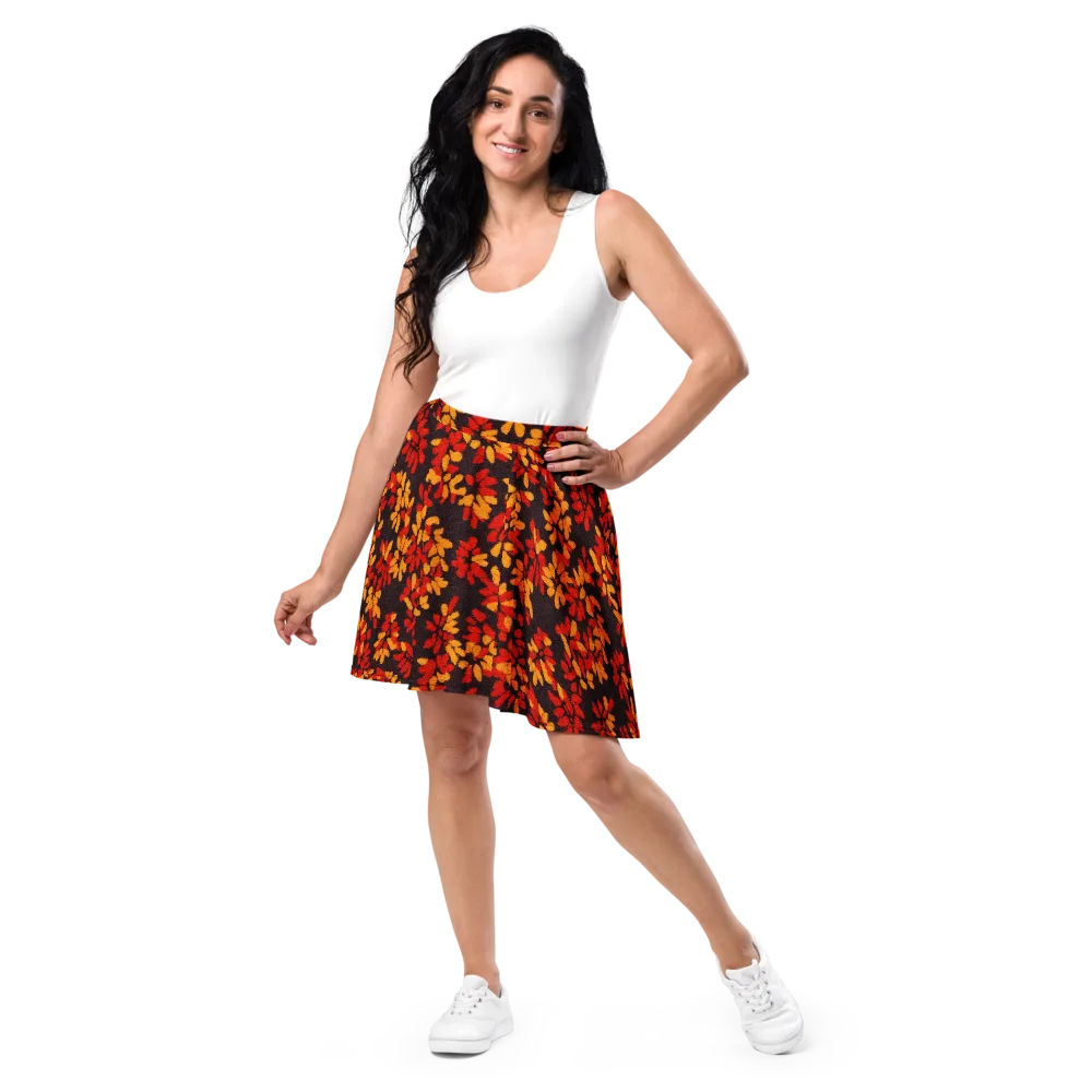 Emberleaf on Skater Skirt — Front