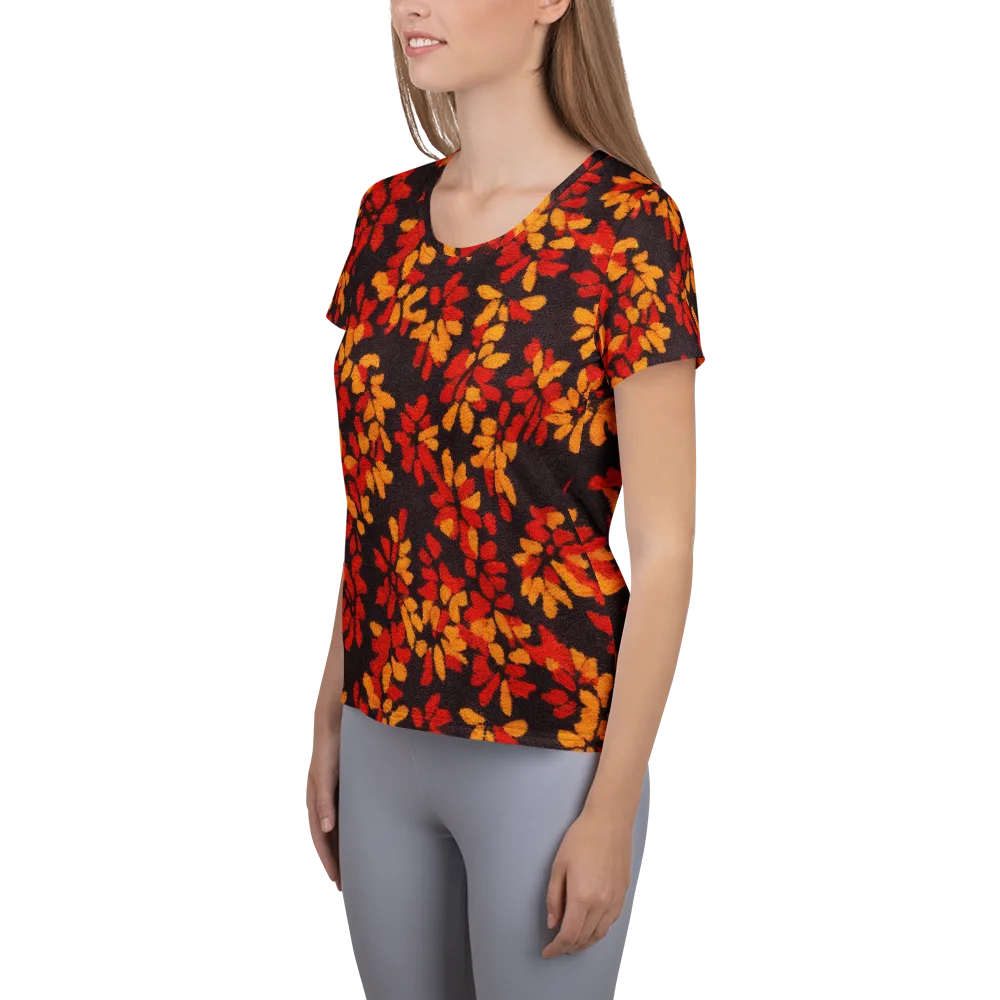 Emberleaf on Women's Athletic T-Shirt — Left