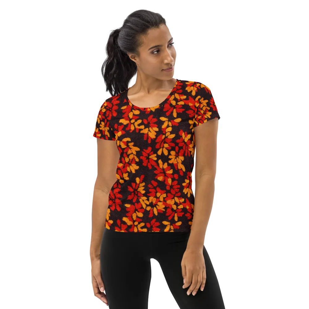 Emberleaf on Women's Athletic T-Shirt — Front
