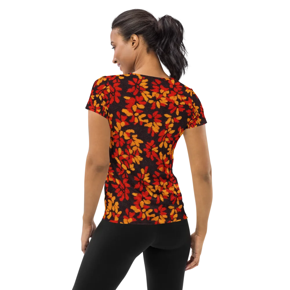 Emberleaf on Women's Athletic T-Shirt — Back