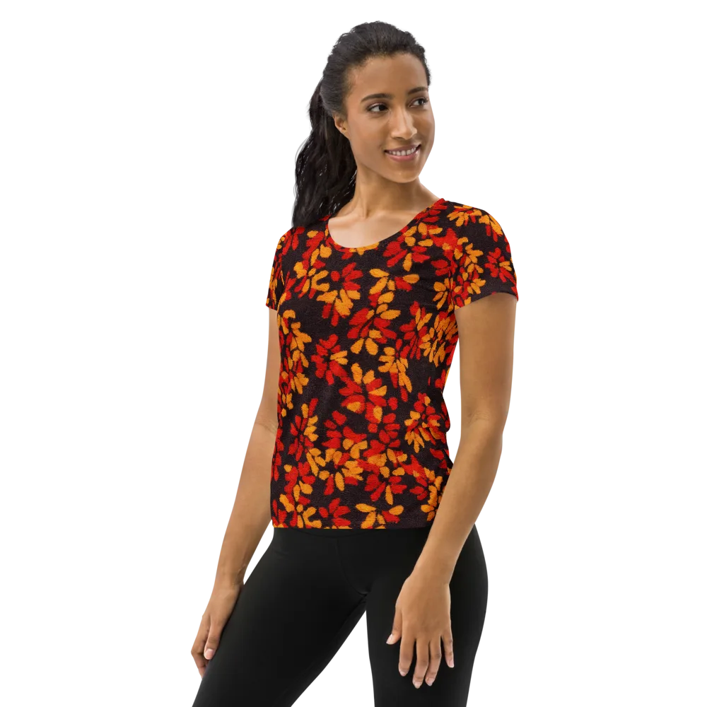Emberleaf on Women's Athletic T-Shirt — Left