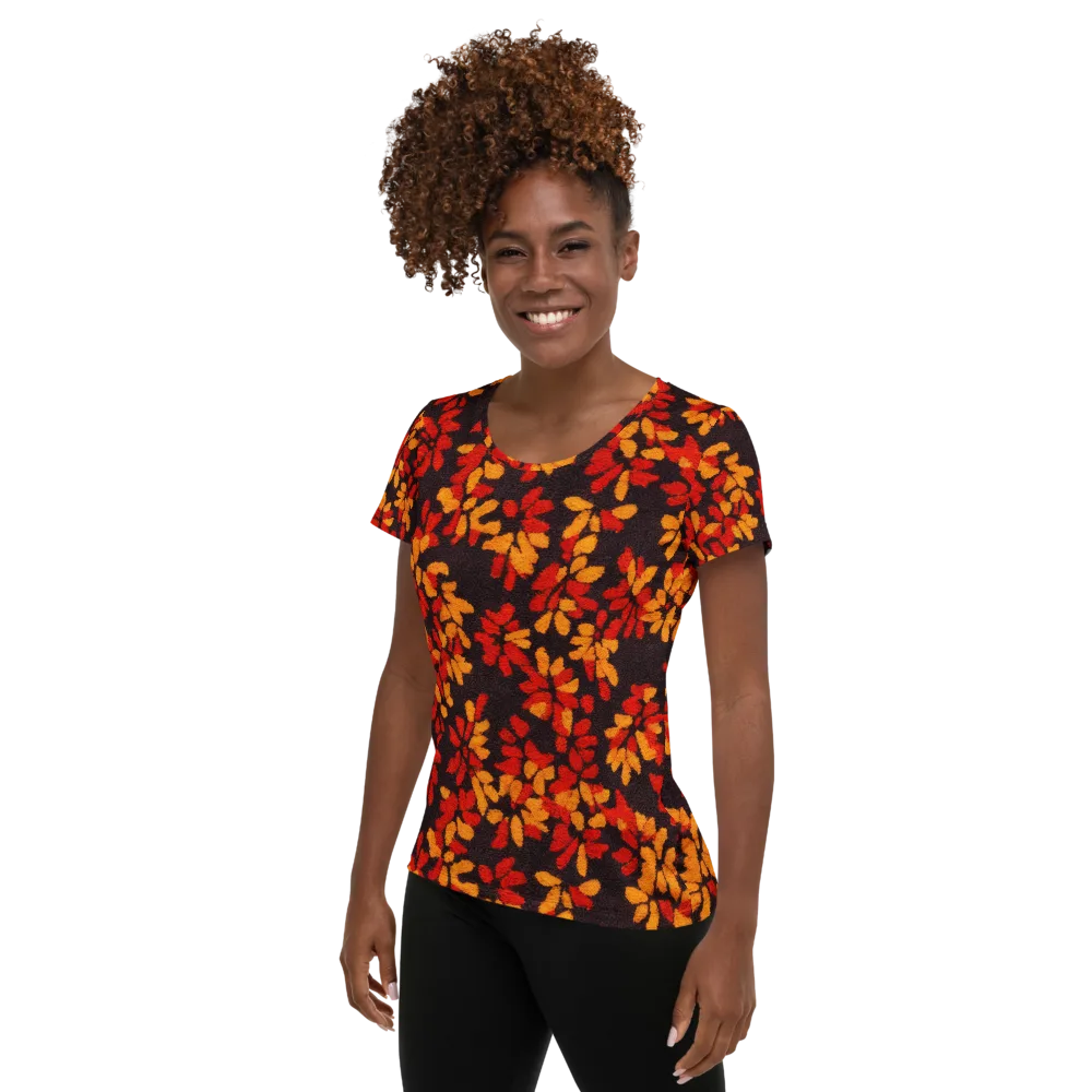 Emberleaf on Women's Athletic T-Shirt — Left