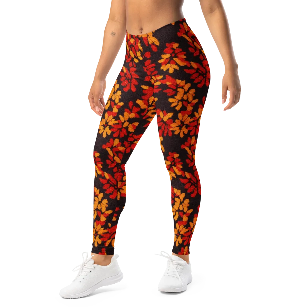 Emberleaf on Leggings — Left Front