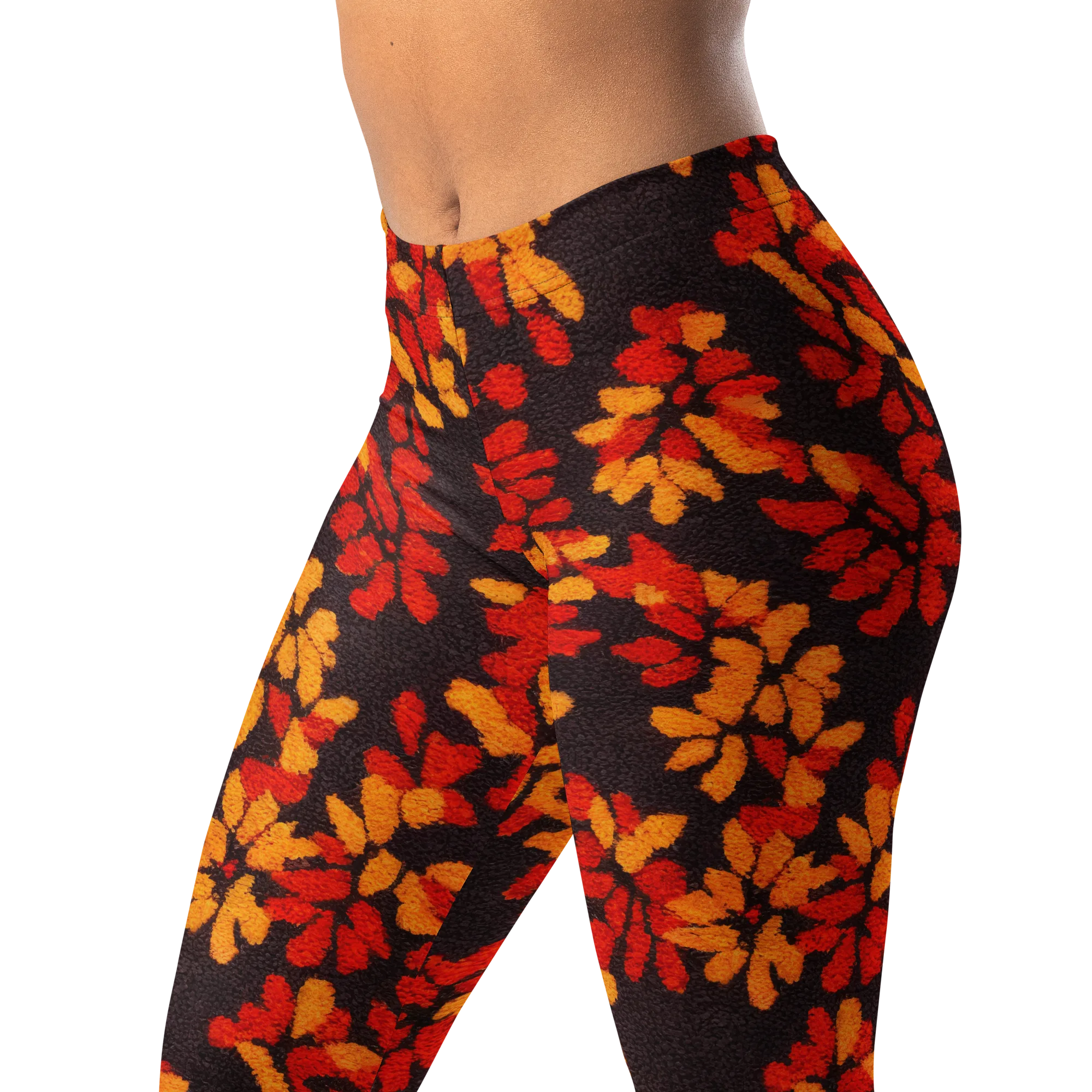 Emberleaf on Leggings — Left Front