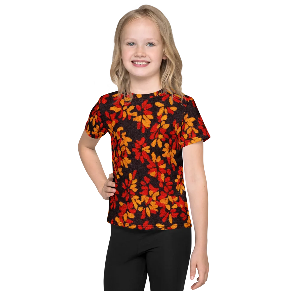 Emberleaf on Kids Crew Neck T-Shirt — Front