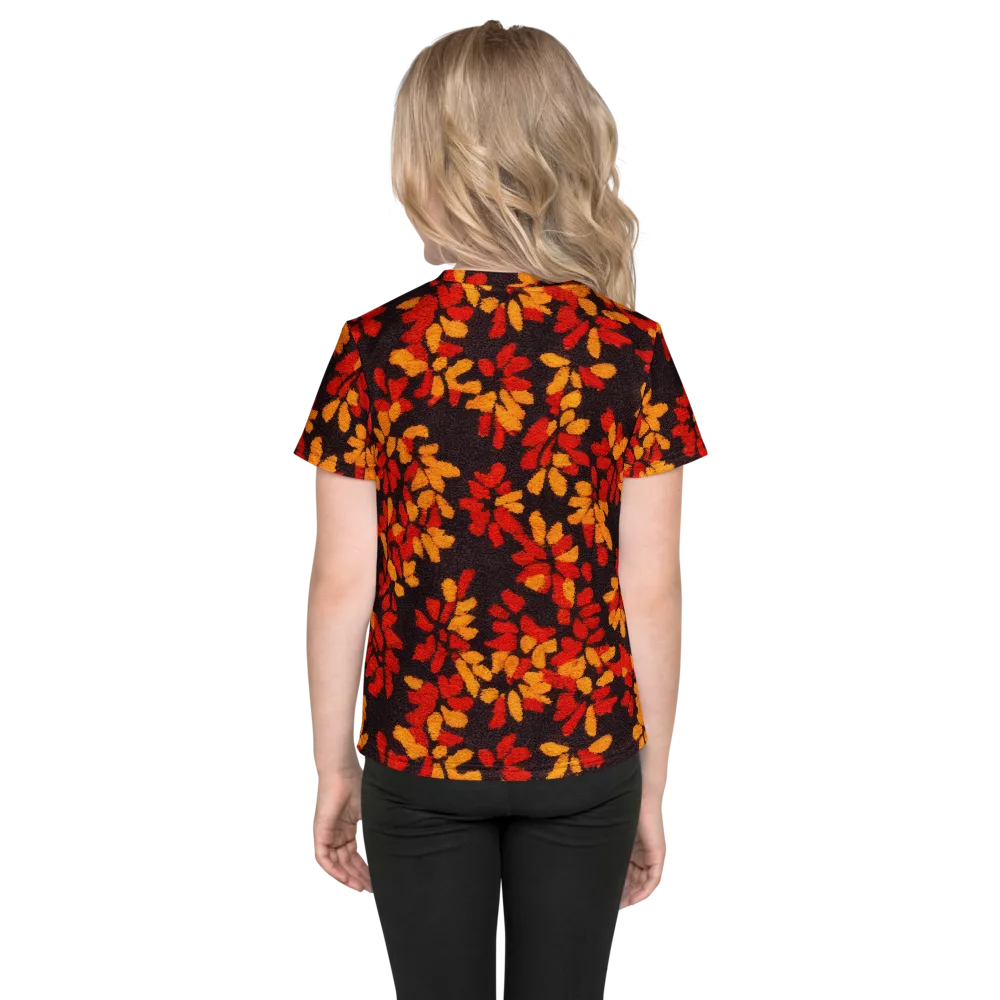 Emberleaf on Kids Crew Neck T-Shirt — Back