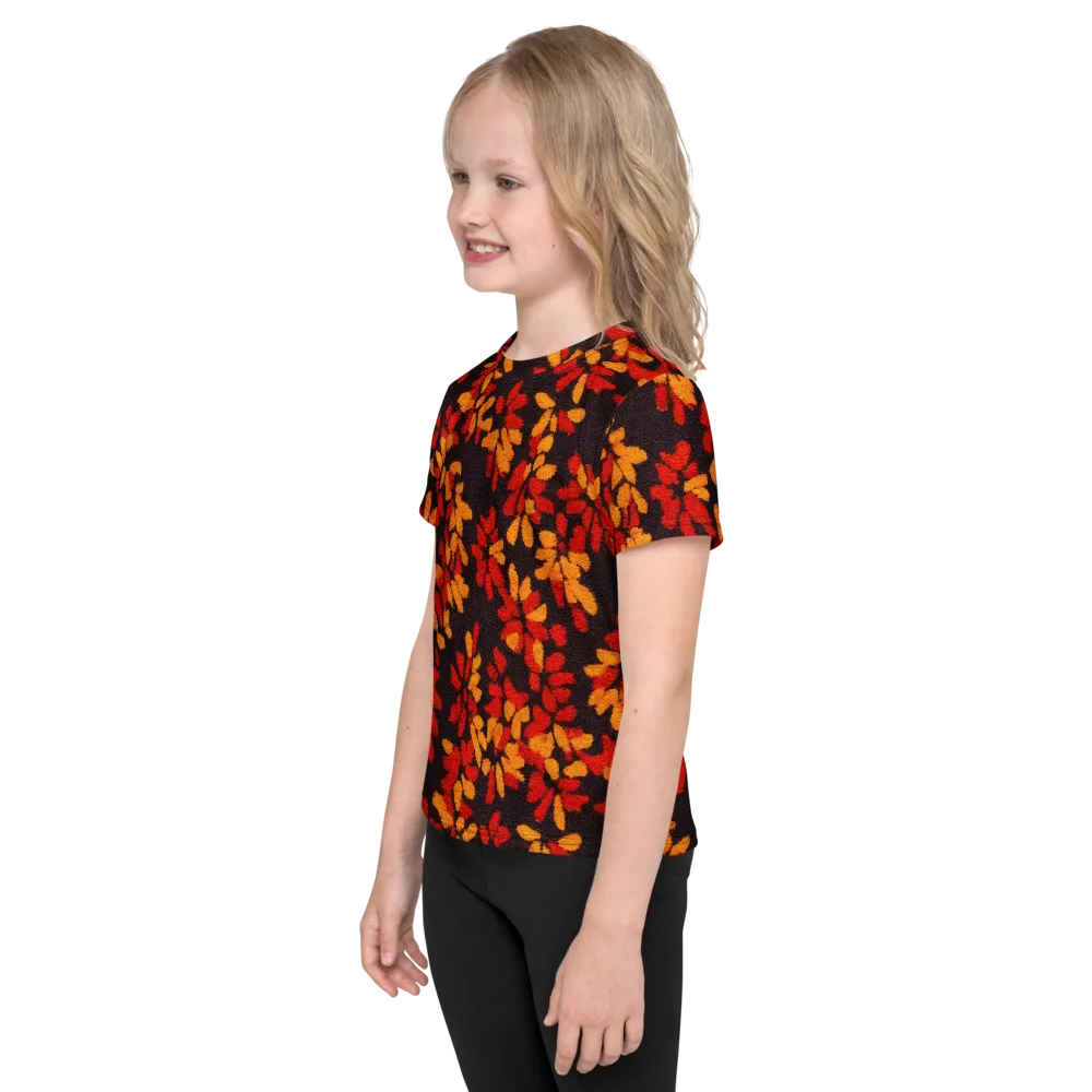 Emberleaf on Kids Crew Neck T-Shirt — Left