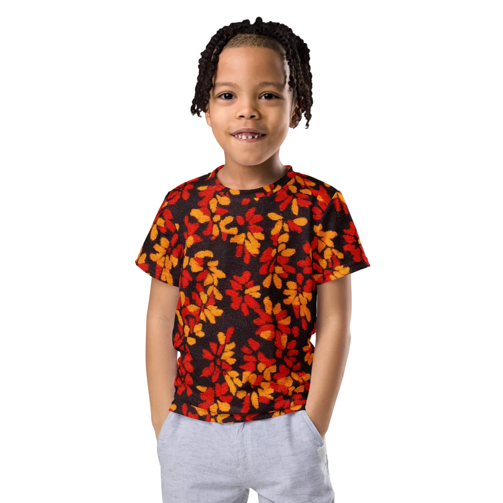 Emberleaf on Kids Crew Neck T-Shirt — Front