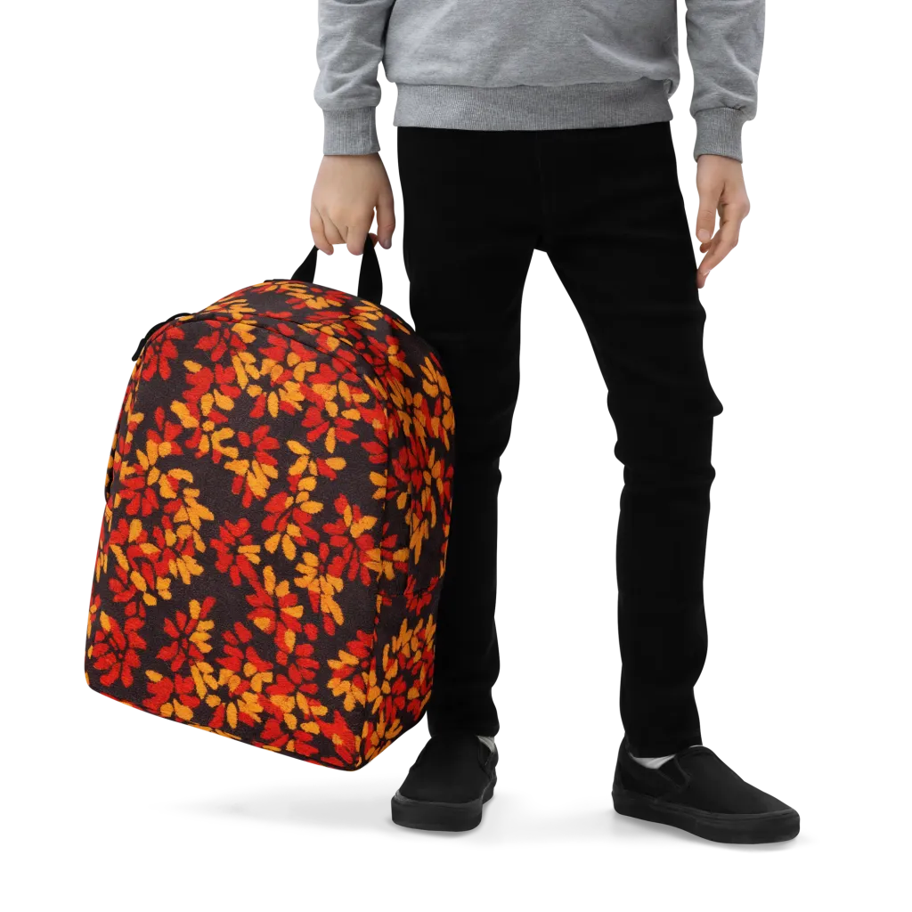 Emberleaf on Minimalist Backpack — Zoomed-in