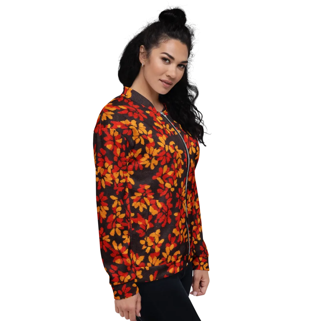 Emberleaf on Bomber Jacket — Right