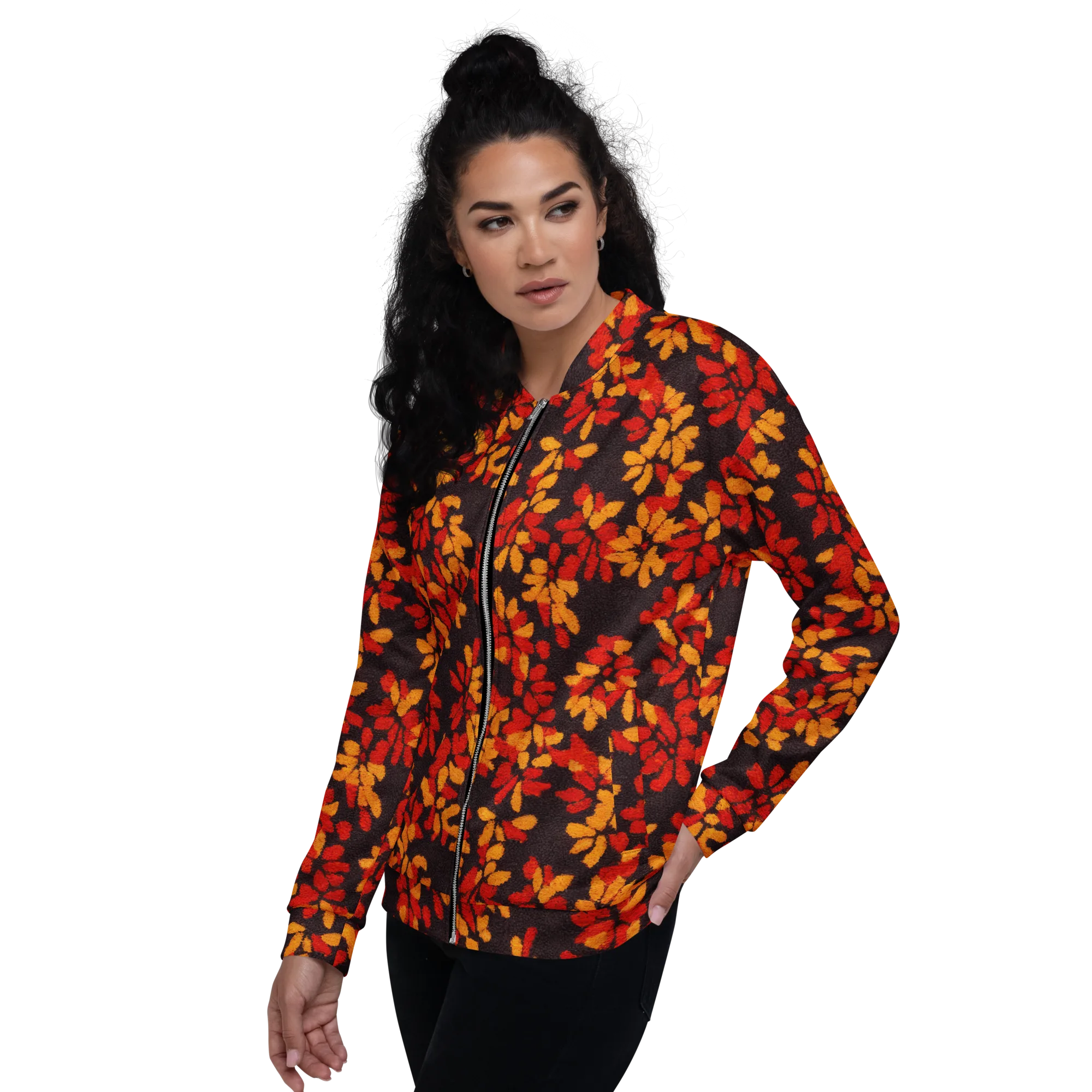 Emberleaf on Bomber Jacket — Left