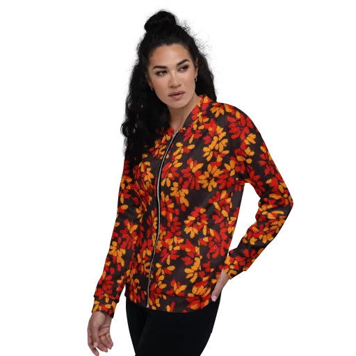 Emberleaf on a Bomber Jacket