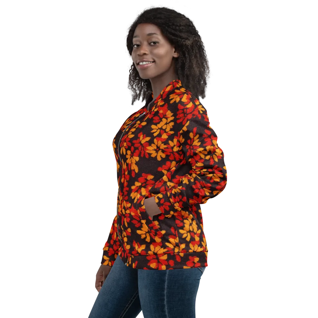 Emberleaf on Bomber Jacket — Left