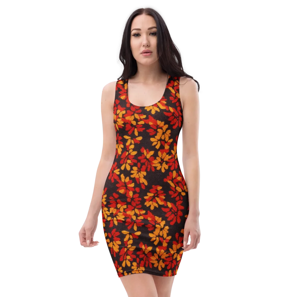 Emberleaf on Bodycon Dress — Front