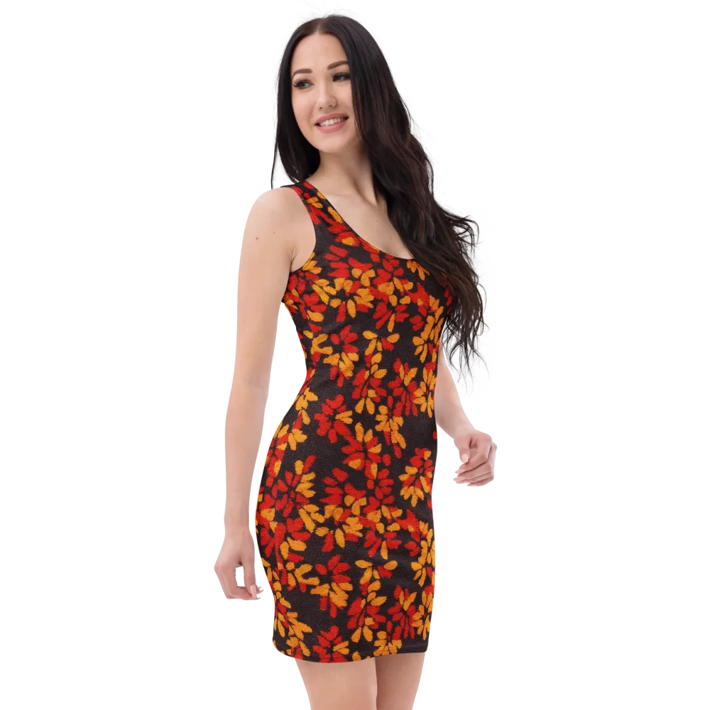 Emberleaf on Bodycon Dress — Right Front