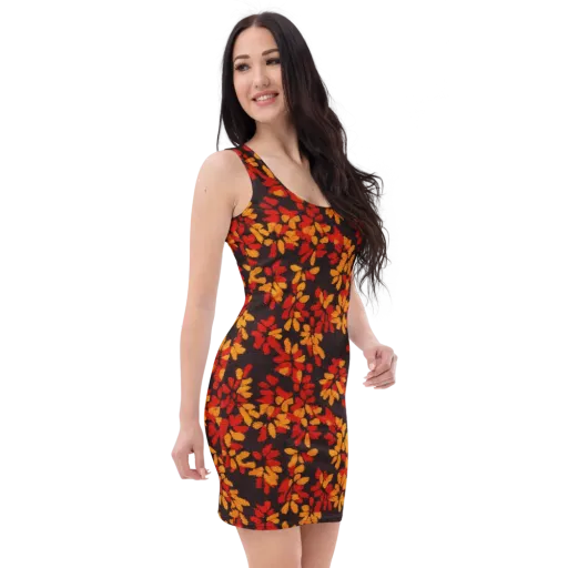 Emberleaf on a Bodycon Dress