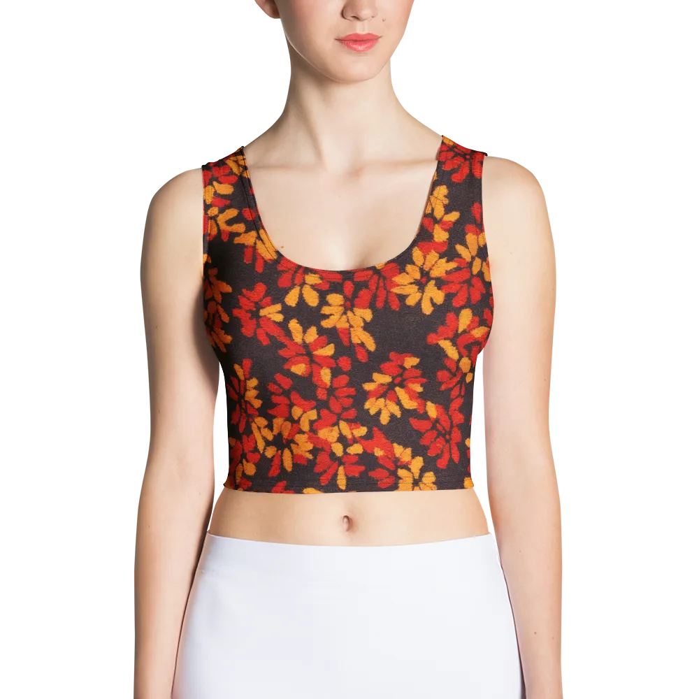 Emberleaf on Crop Top — Front