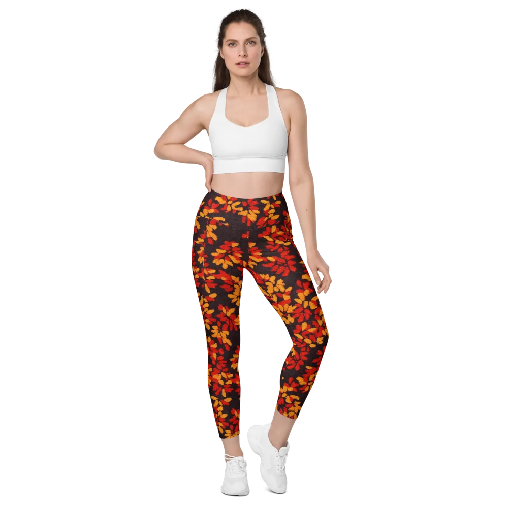 Emberleaf on Leggings with Pockets — Front
